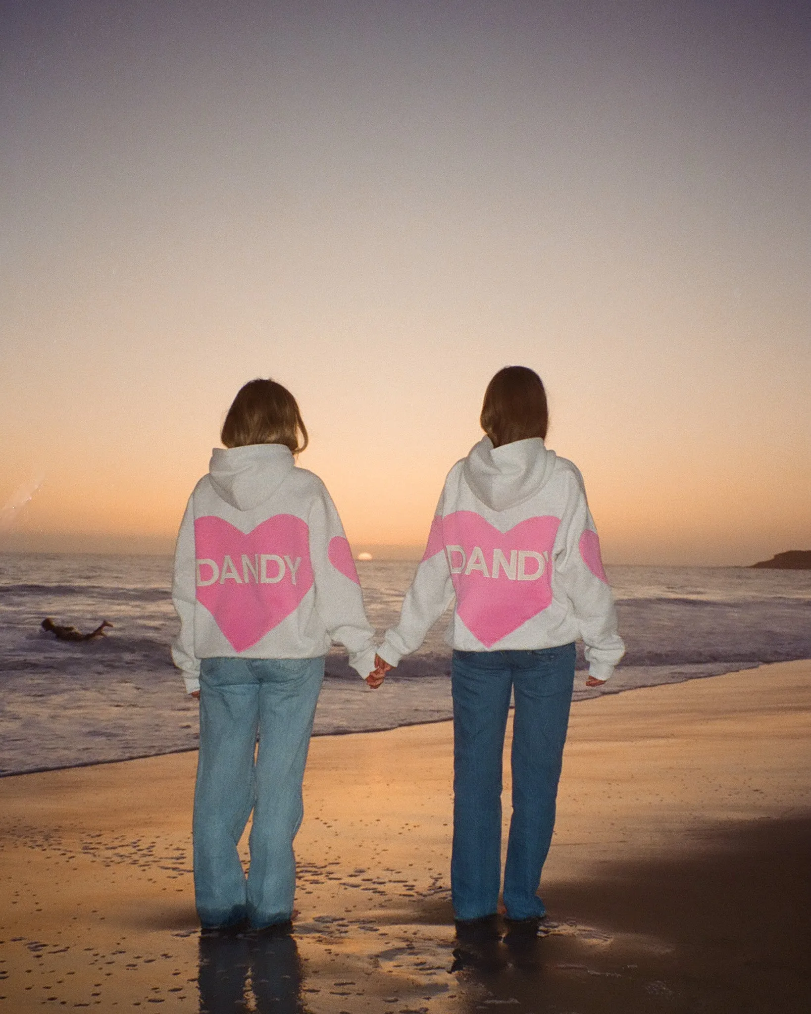 "Big Heart" Oversized Lux Hoodie in Heather Gray product social responsibility anniversary wear