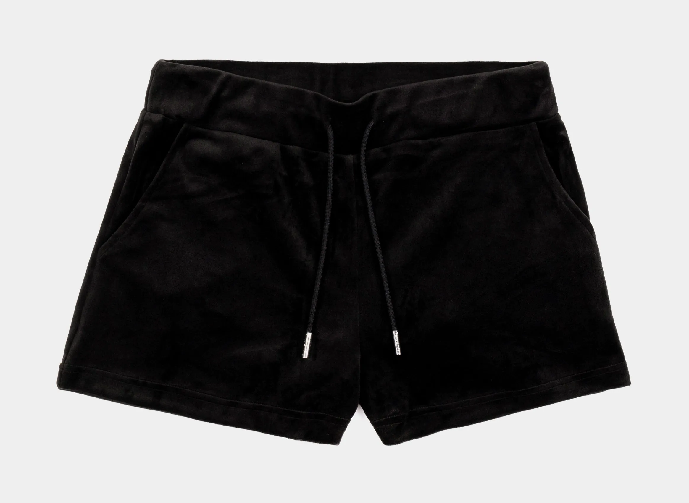 OG Bling Velour Womens Shorts (Black) Quick Layer entertainment industry