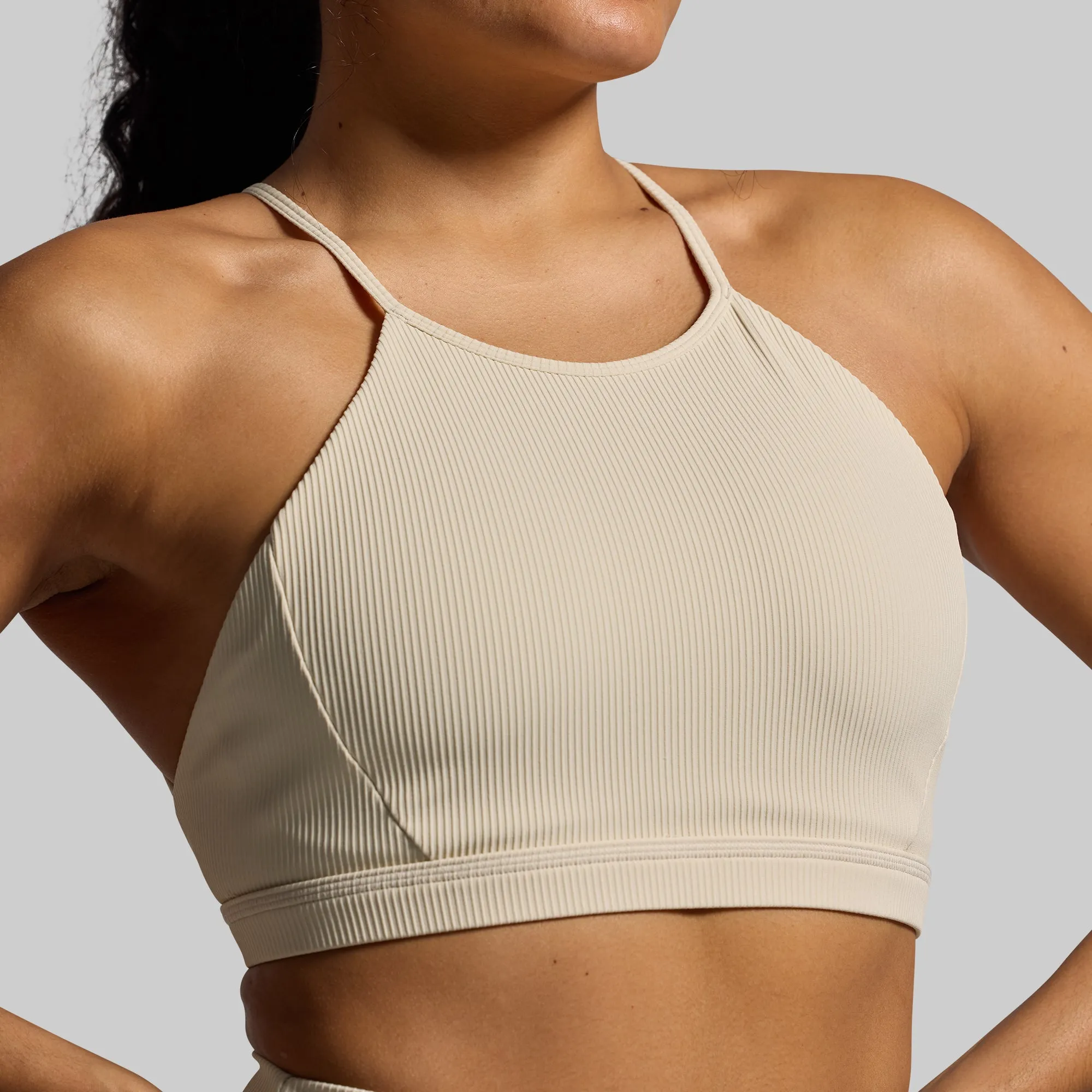 Smooth seams Break the Limits Sports Bra (Oatmeal)