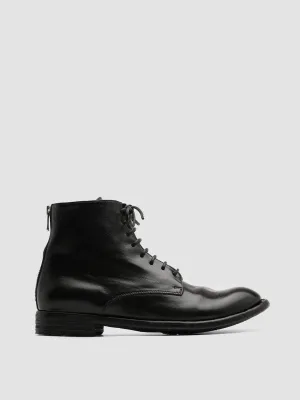Everyday Pair LEXIKON 123 - Black Zipped Leather Ankle Boots