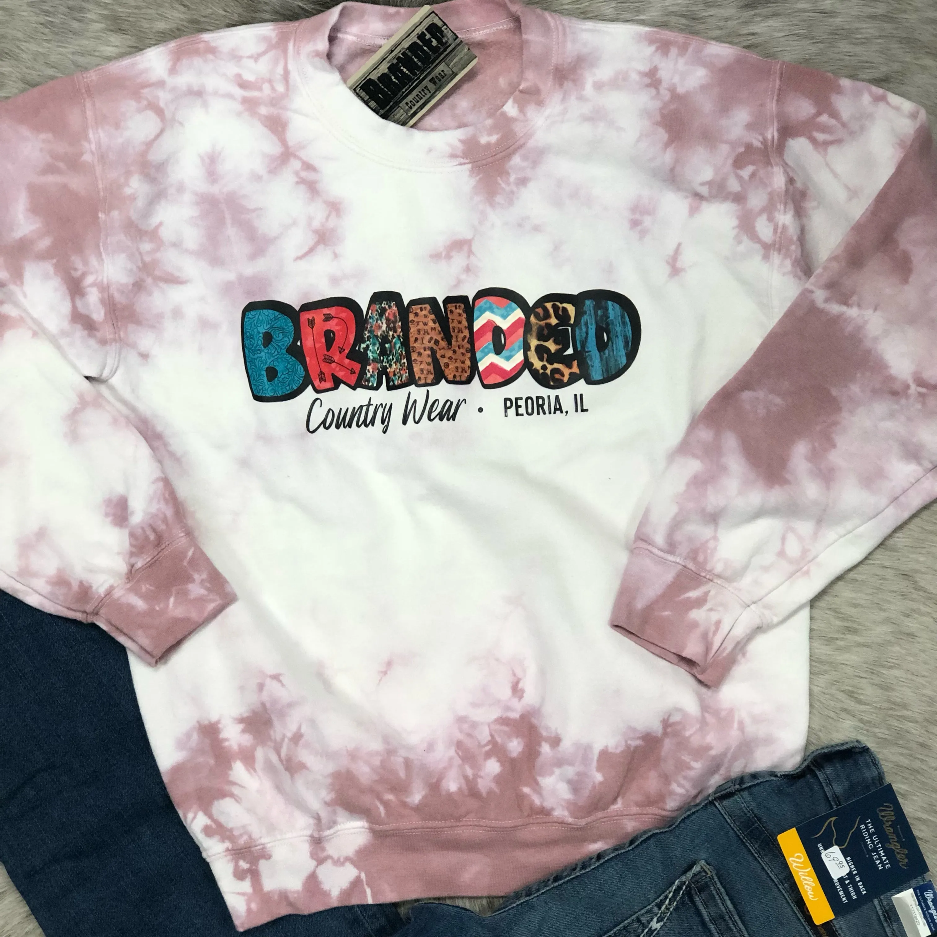 BRANDED Western Logo Sweatshirt logoed