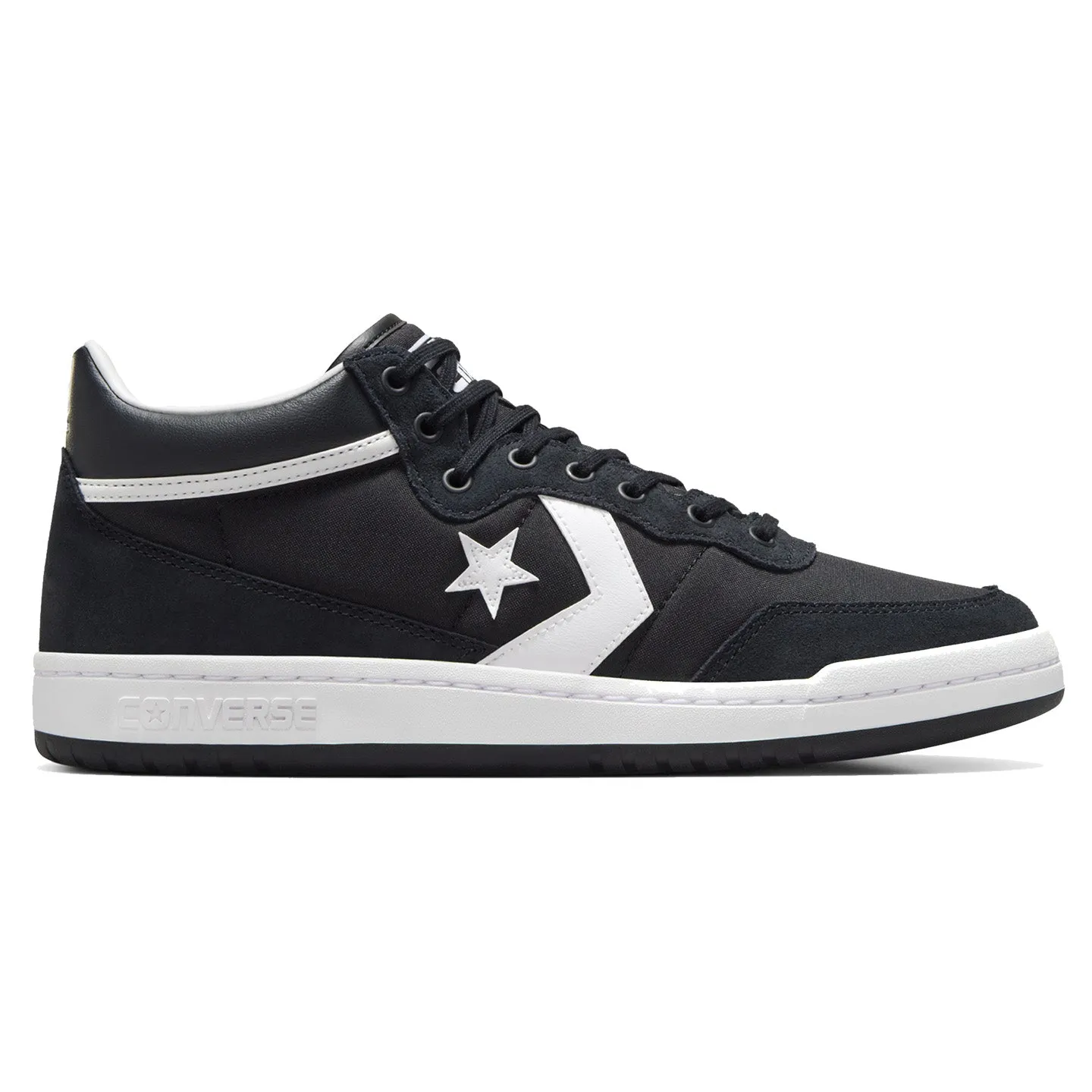 Converse CONS Fastbreak Pro Mid Black/White/Black Comfortable Action