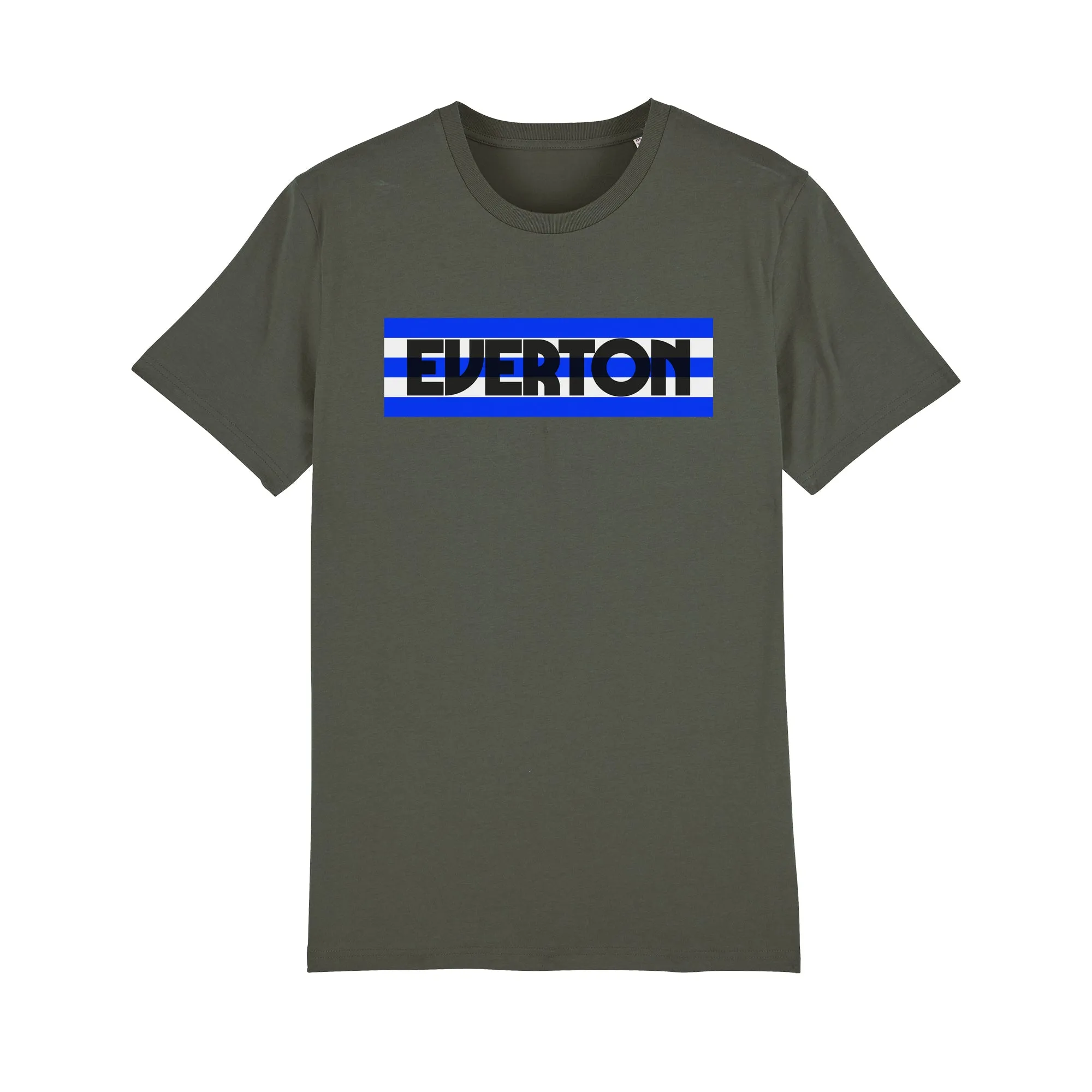 Everton Striped Banner Tee Fit Flex Breathable Mesh Panels