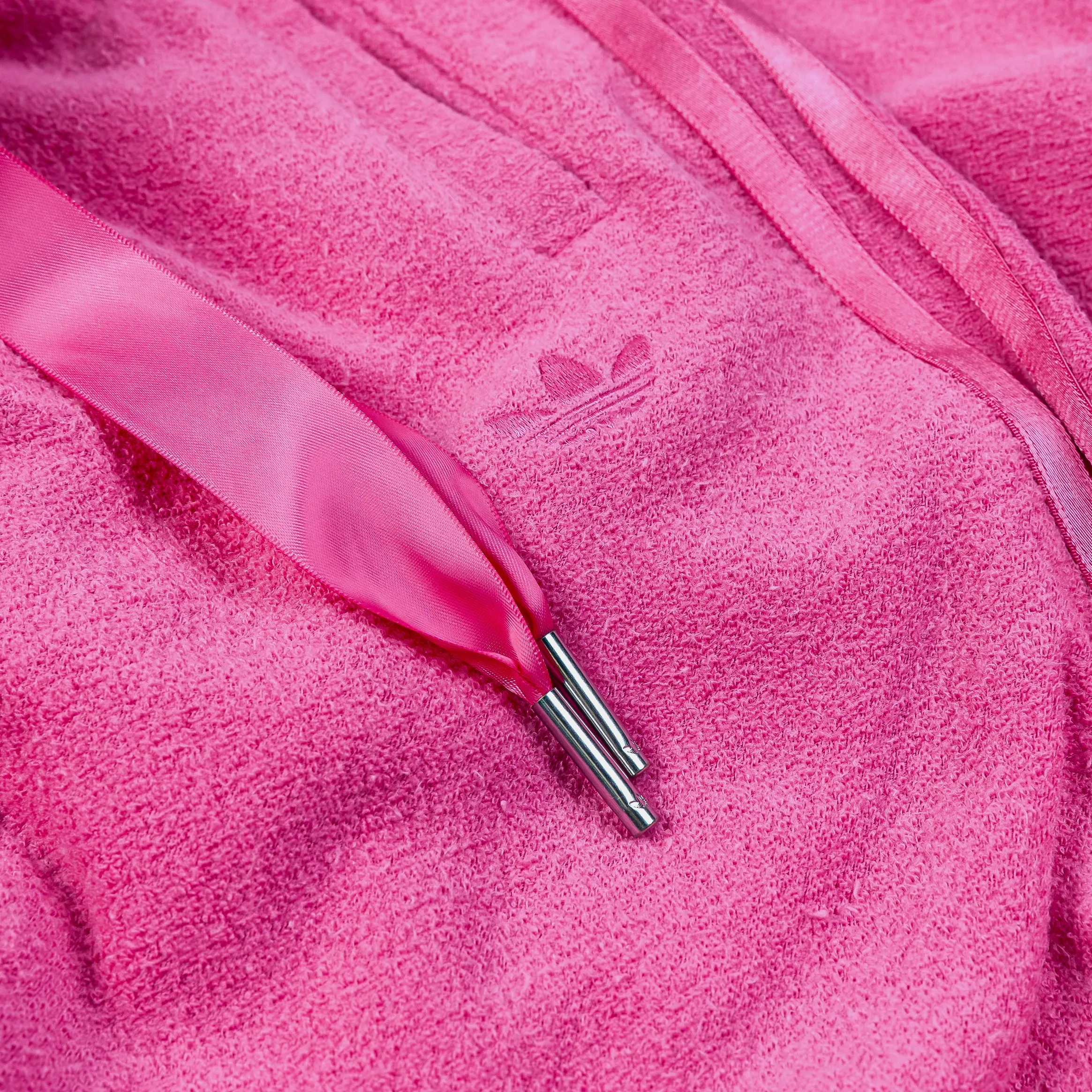 Relaxed Style Teddy Joggers Womens Pants (Pink)