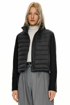 Lightweight Jacket Quilted Puffer Hybrid Breathable Non Iron Fabric Tech