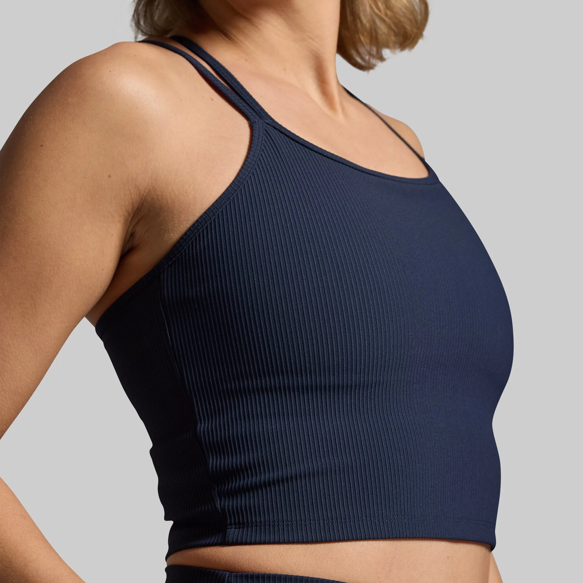 Limitless Sports Bra (BP Navy) Spandex sports outfit