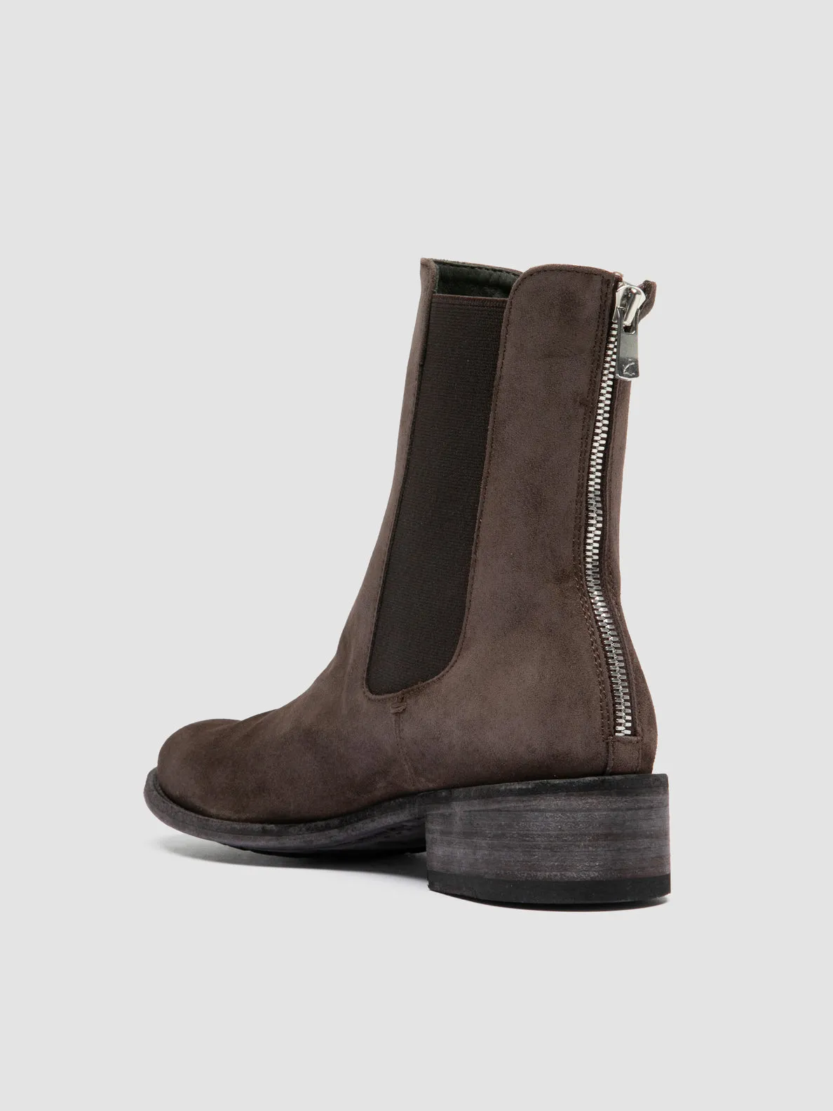 Chelsea Design Functional Footwear LISON 017 - Brown Suede Chelsea Boots