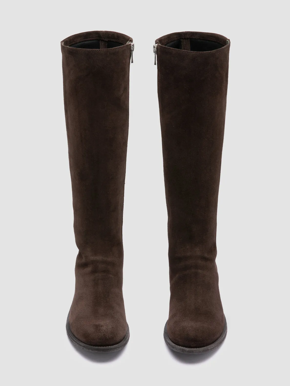 Festival Vibe LISON 035 - Brown Stretch Suede Boots