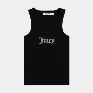 Long Bling Top Womens Tank Top (Black) Training Fit Wave Core