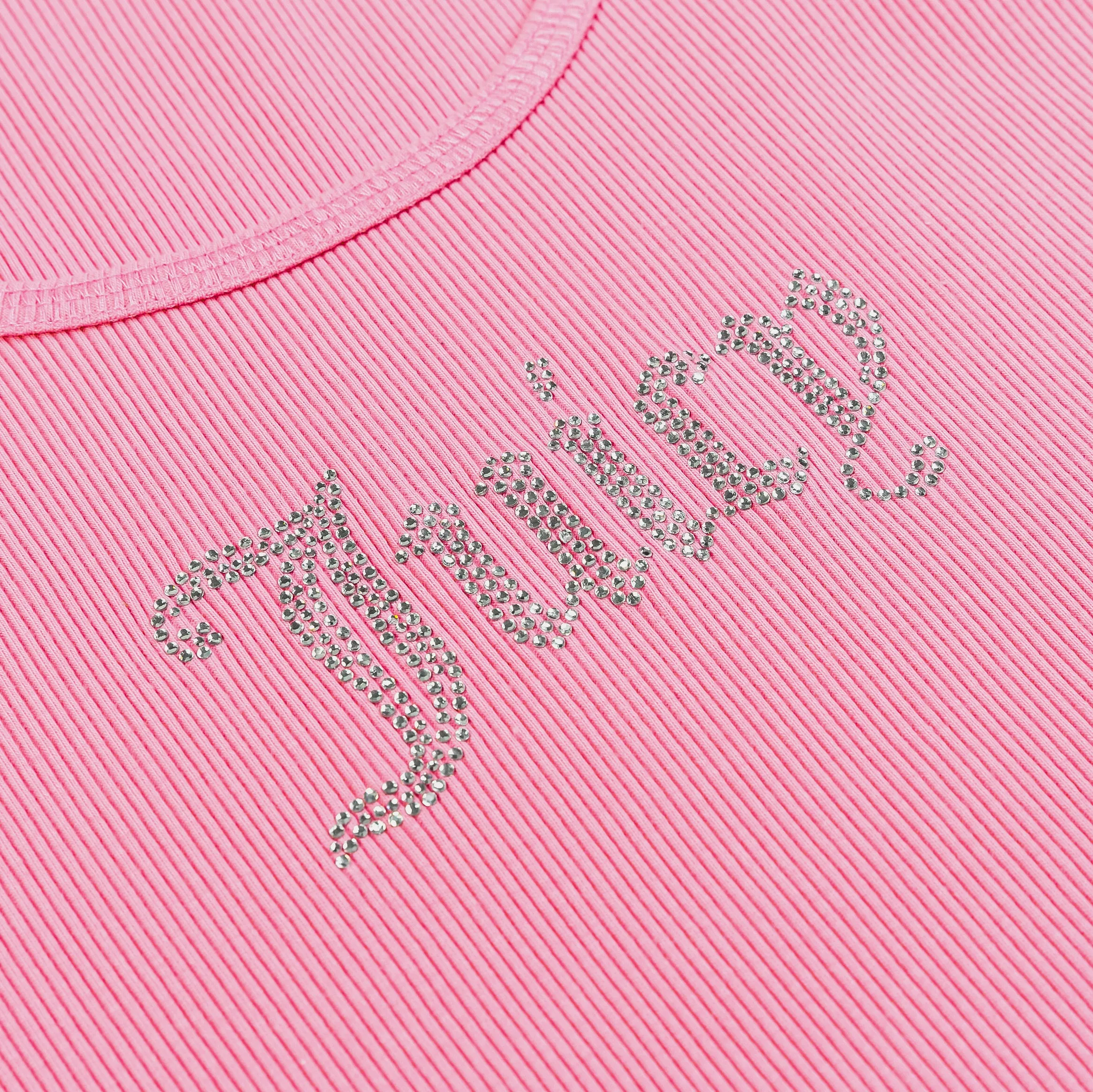 Long Bling Top Womens Tank Top (Light Pink) Storm Core World Edge