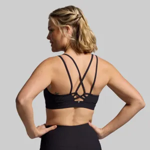 Pilates outfit Lotus Sports Bra (Black)
