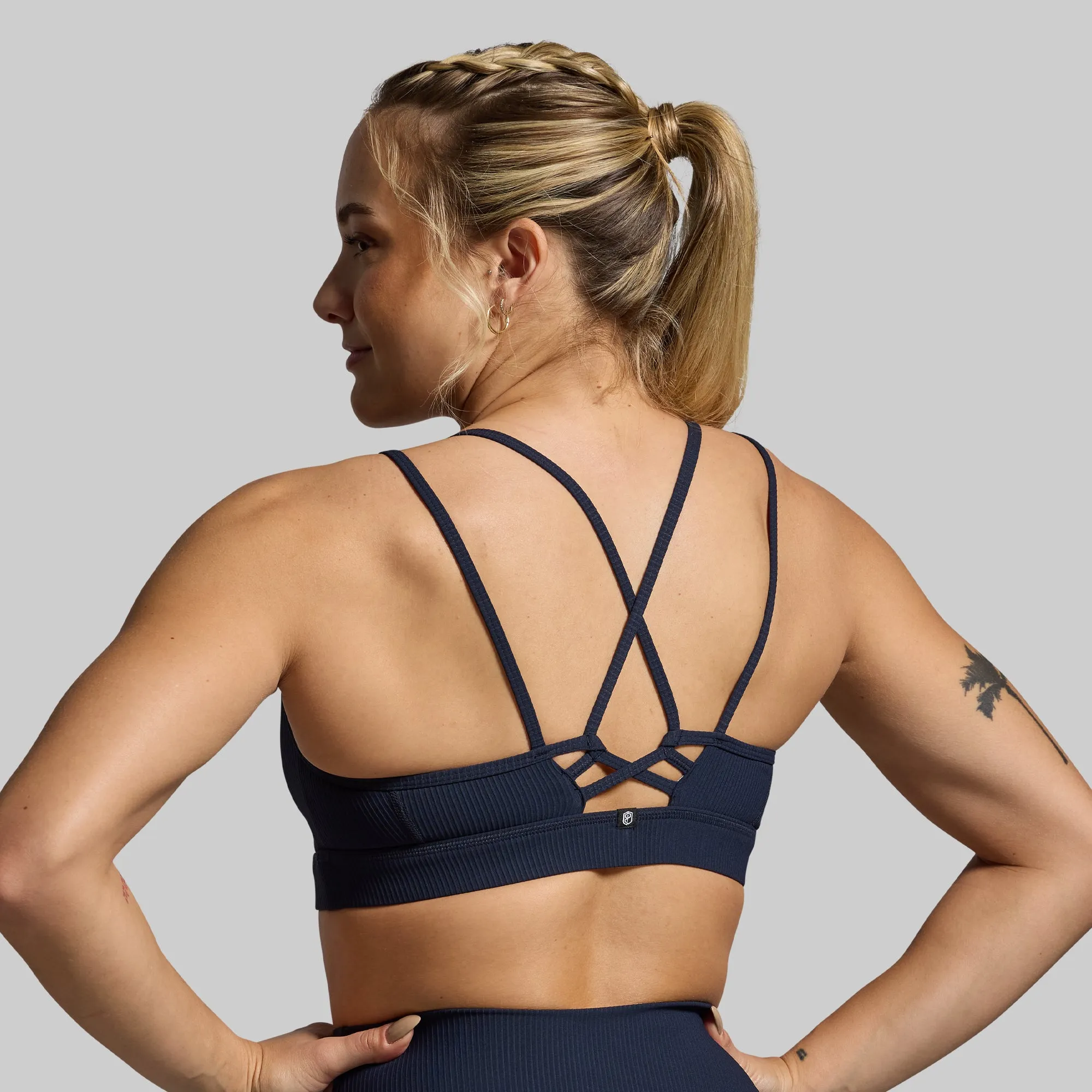 Lotus Sports Bra (BP Navy) Athletic Wear Anti-static