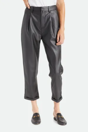 Aberdeen Leather Trouser Pant - Black Ready For Action