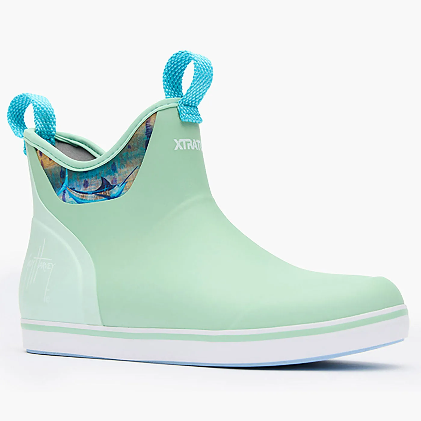 Water resistant upper Insulated Rainy Days Women's 6 in Ankle Deck Boot Guy Harvey