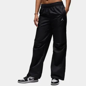 Layering Essential Air Circulation Brooklyn Satin Womens Pants (Black/White)
