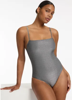 Lumen Minimal Tank One Piece - Silver Modern-Silhouette
