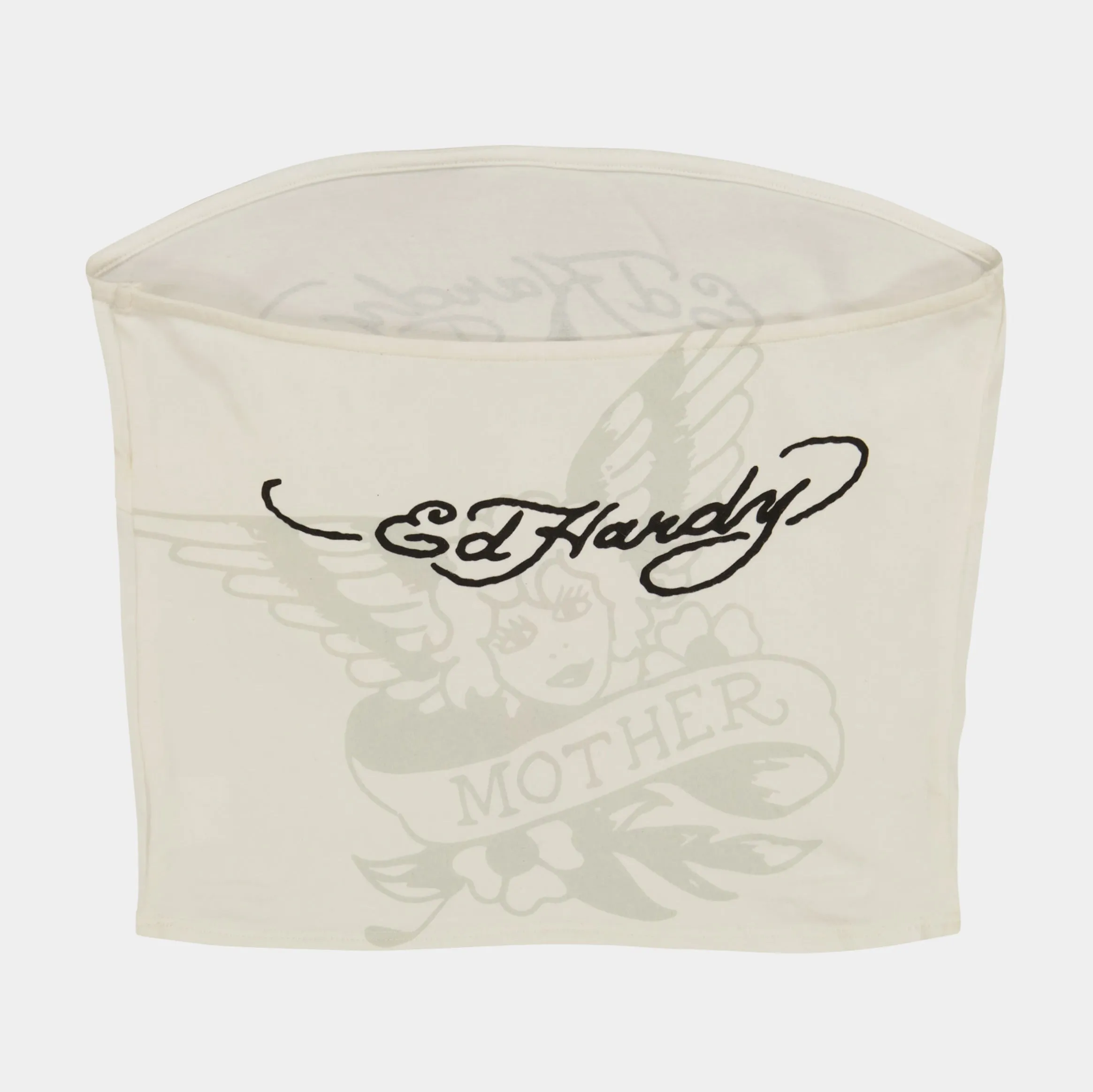 Light Fit Outdoor Apparel Cross Heart Tube Womens Top (White/Black)