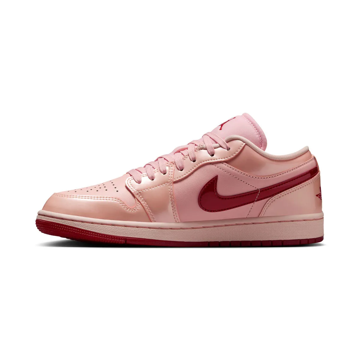 Air Jordan 1 Low SE 'Patent Valentine's Day' Women's Shoes Airy Design Ergonomic Footbed