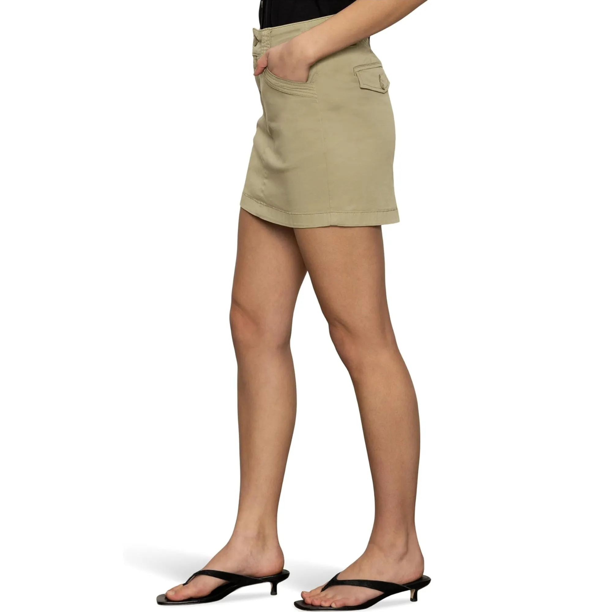 Casual Bottoms Marcela Mini Skirt (Bamboo)