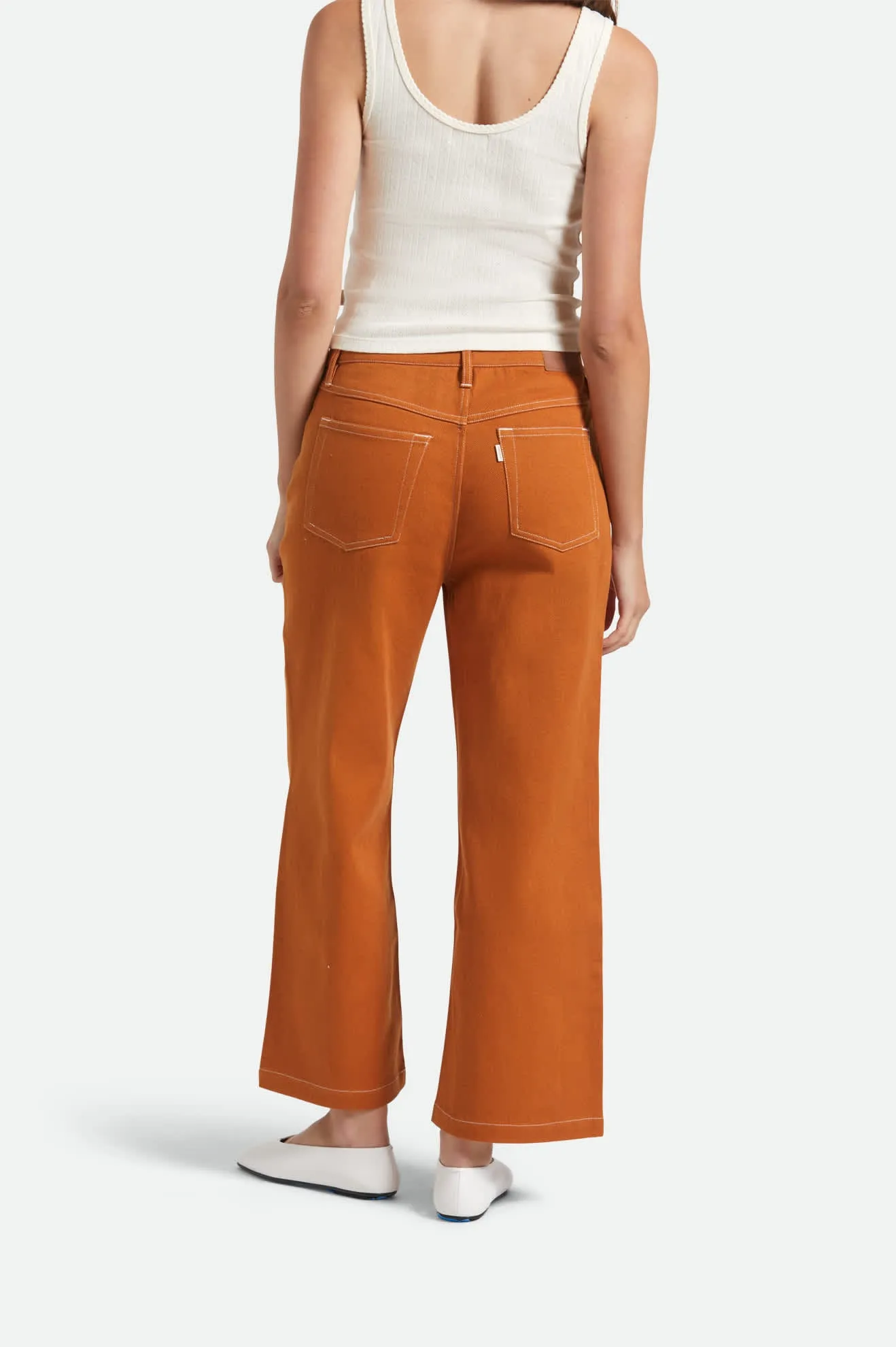 Margo Cropped 5-Pocket Pant - Rustic Caramel Chill Mode