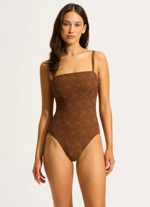 Compression Lock Hem Marloe DD Cup One Piece - Tiramisu