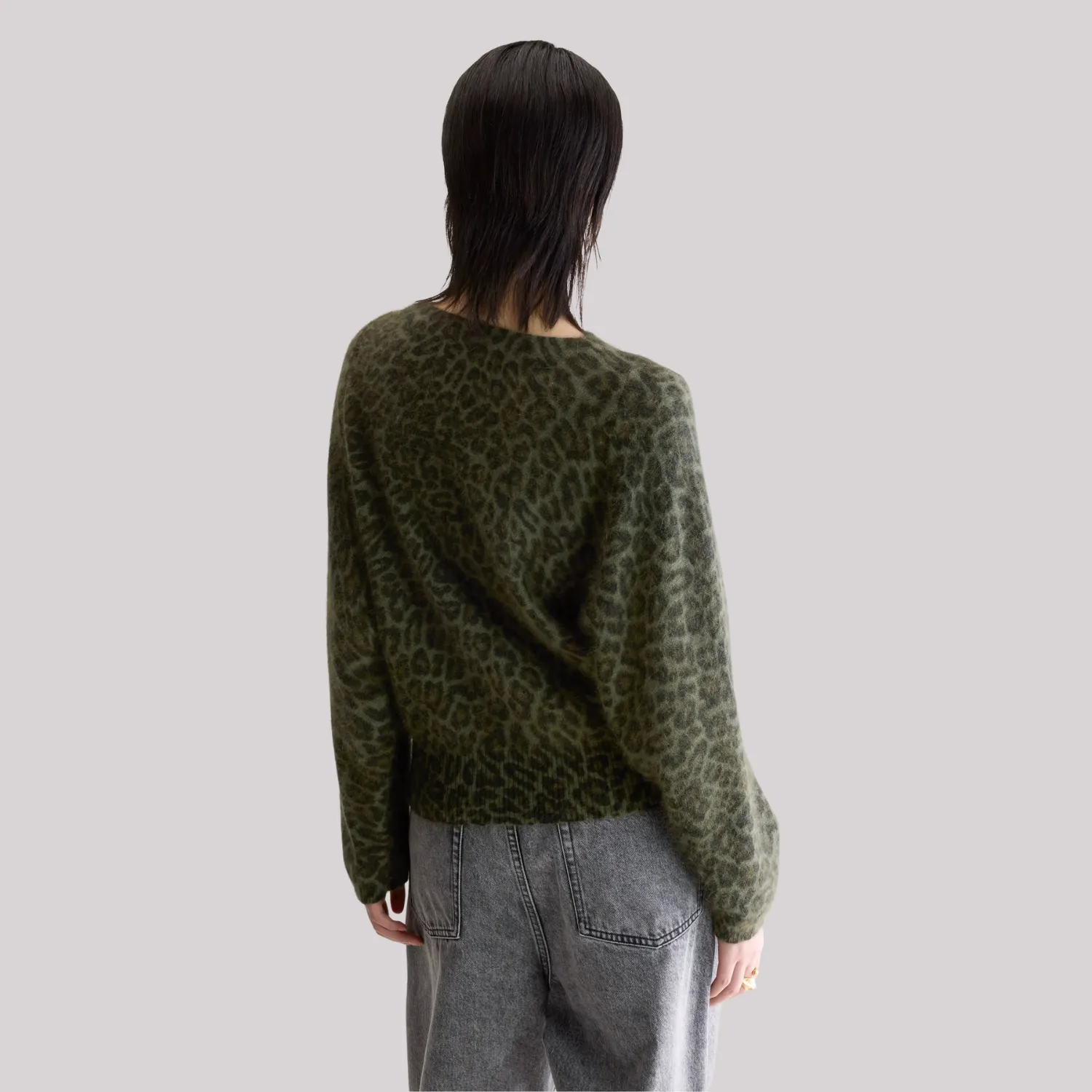 Street Wear Dioal Leopard Print Sweater (Combo C)