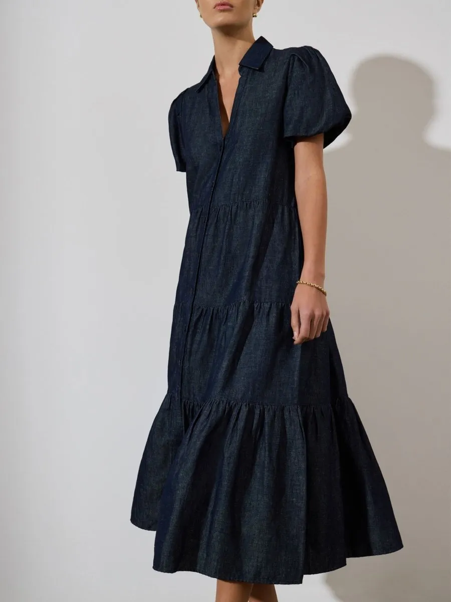 Refined Stitch The Havana Indigo Dress