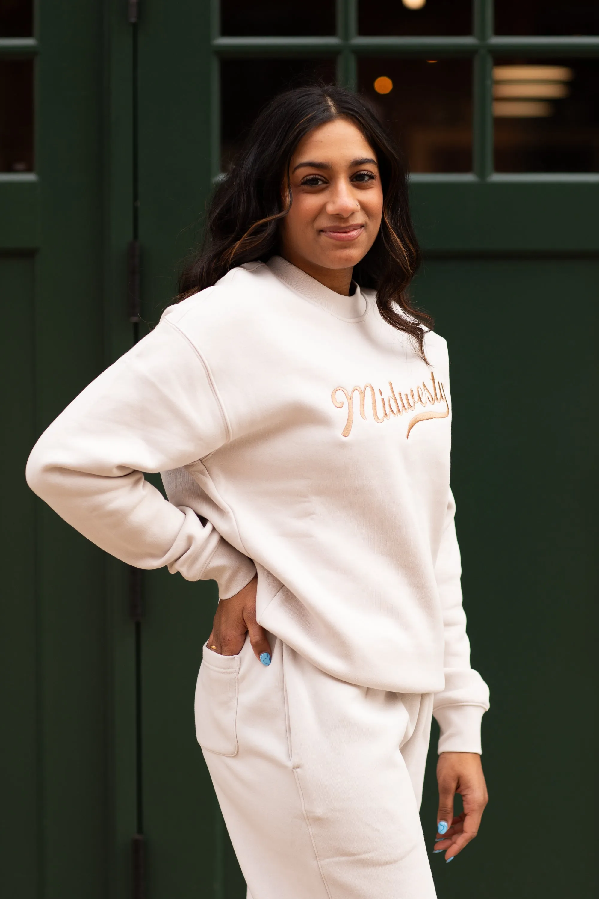 Midwesty Sweats in Bone (FINAL SALE) Anti Odor Technology Durable Wear