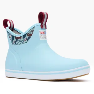 Women's Salmon Sisters 6 in Ankle Deck Boot Durable Shell Urban Commute