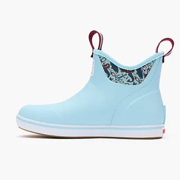Beach Walk Women's Salmon Sisters 6 in Ankle Deck Boot
