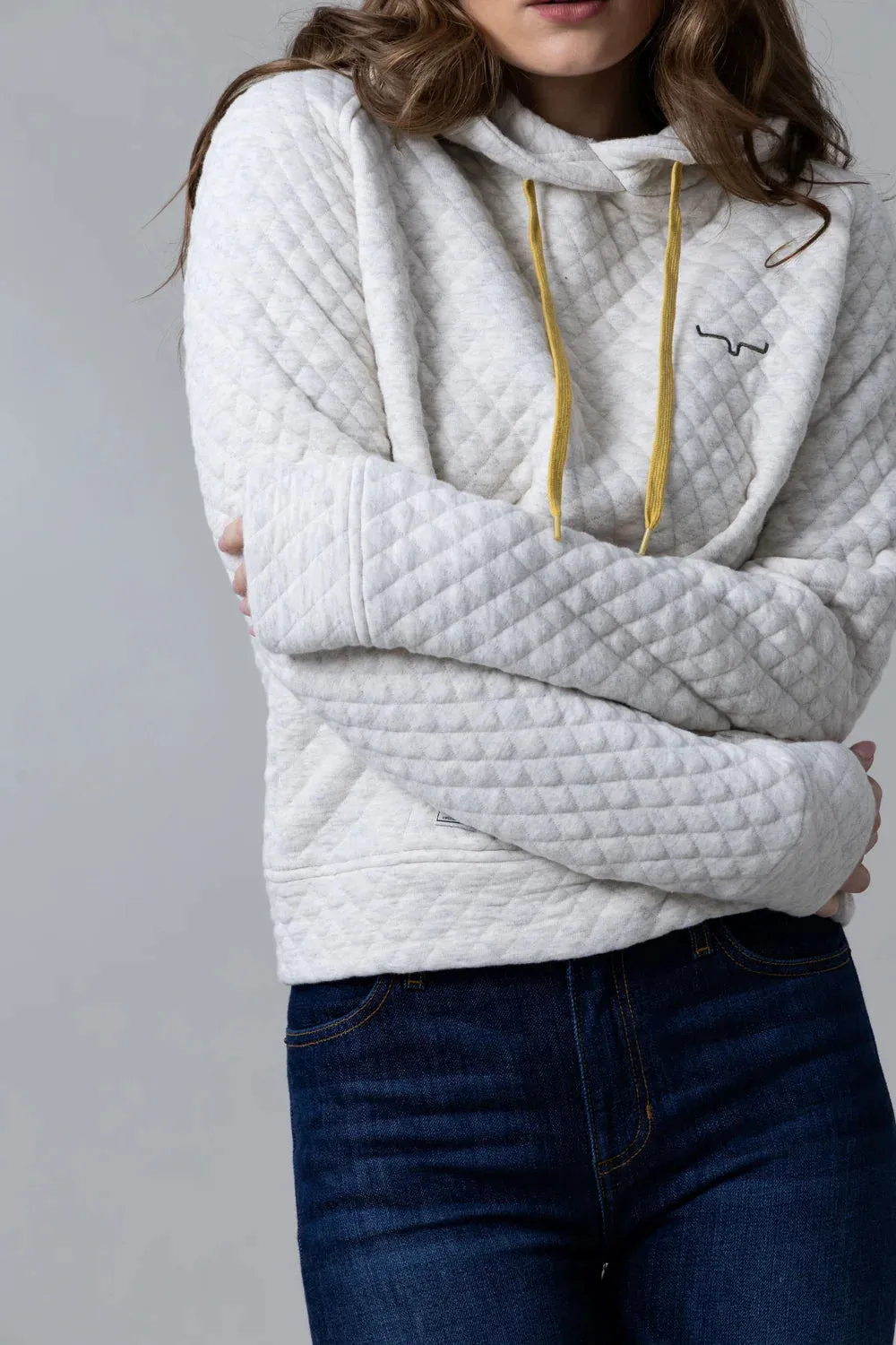 Kimes Ranch Women's Angel Fire Hoodie in Natural stain resistant coating Brand Name