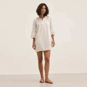 Missie Sunflower Embroidery Dress (Off White) Fashionable Touch