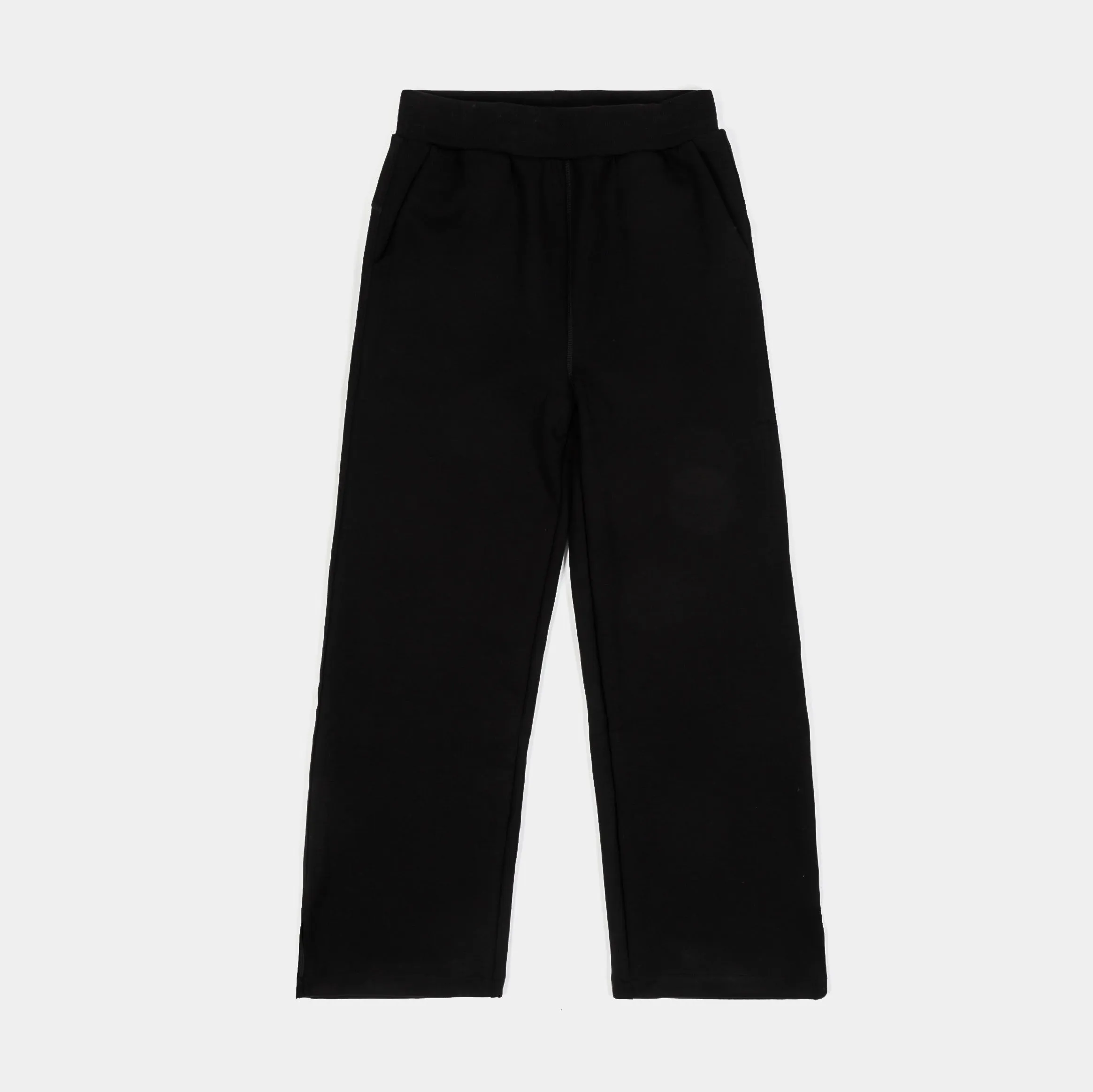 Modal Straight Leg Womens Pants (Black) Quick Dry Fabric
