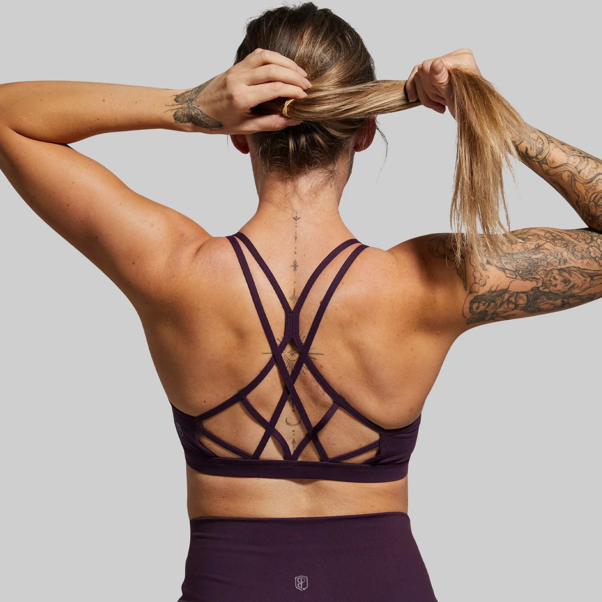 Lightweight Underwear Warrior Original Sports Bra (Brand Strength-Plum)