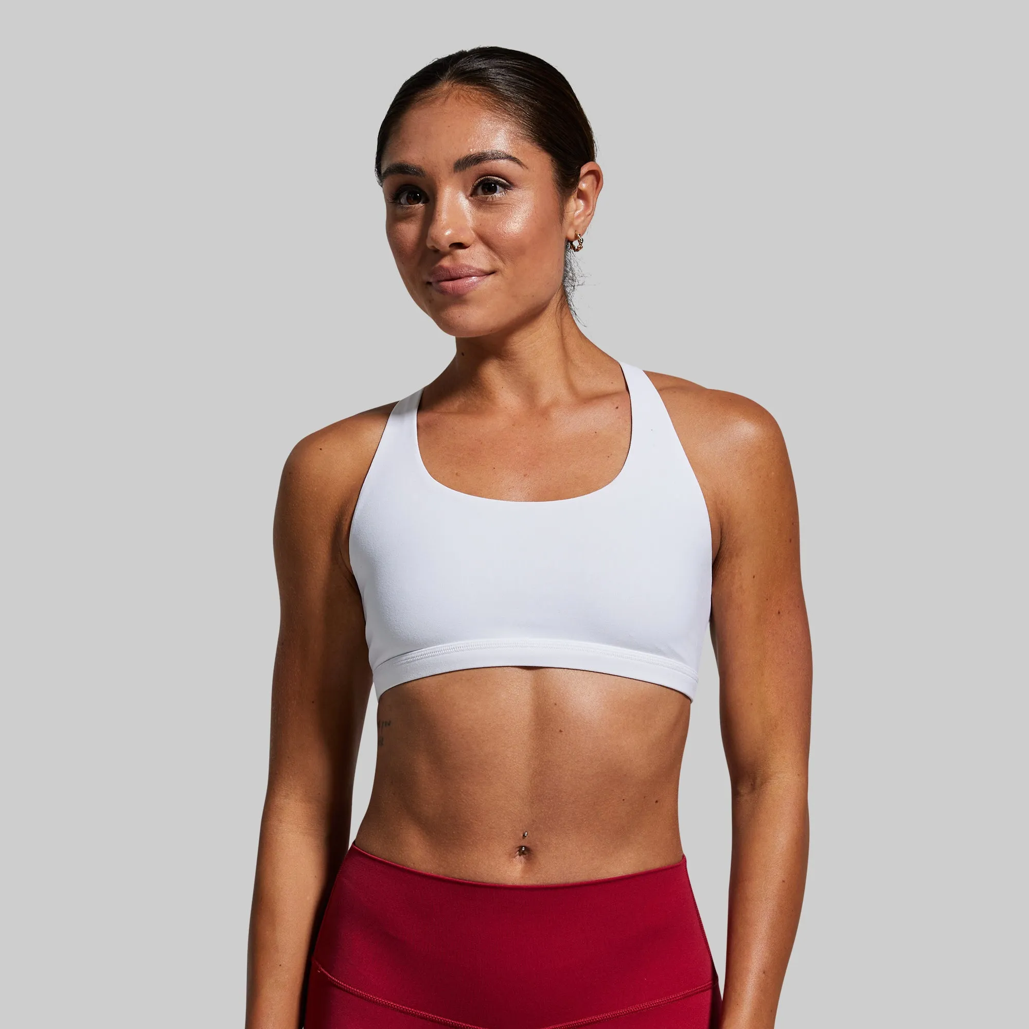 Water-resistant Vitality Original Sports Bra (White)