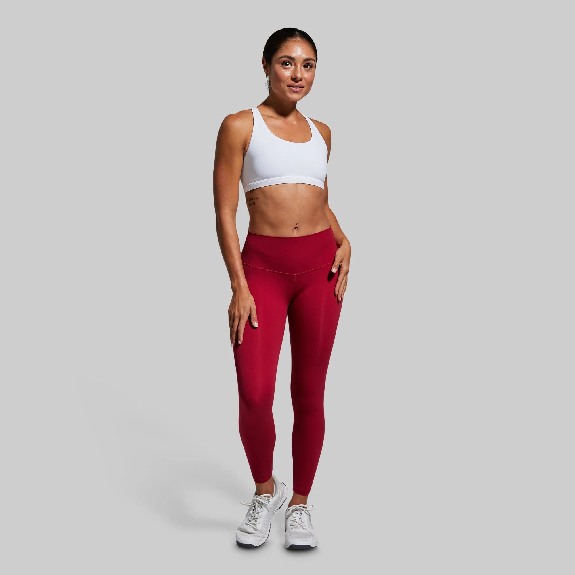 Vitality Original Sports Bra (White) Seamless Structure Breathable Band