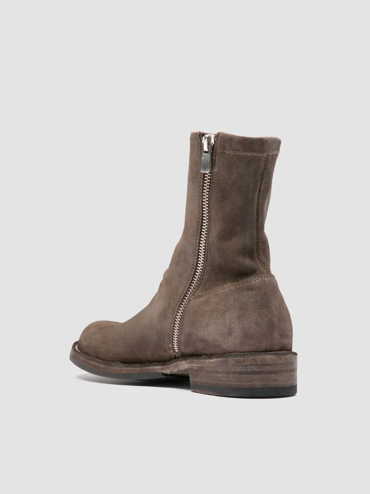 Street Sound Work Utility LEGRAND 171 - Brown Suede Zipped Boots