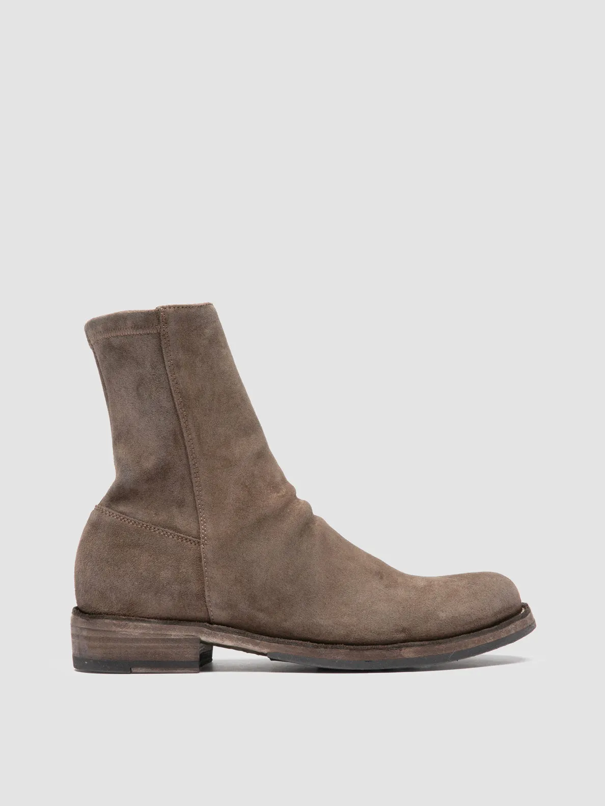 Cozy Footwear LEGRAND 171 - Brown Suede Zipped Boots