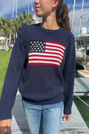Lightweight Thermal Insulation Nico American Flag Sweater