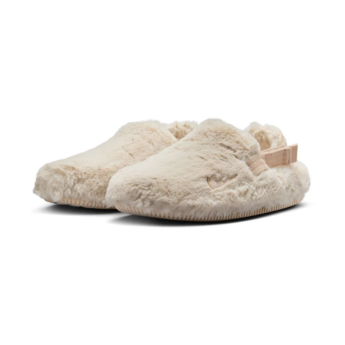 Nike Calm SE 'Sanddrift Fur' Women's Mules Cushioned Footbed Padded
