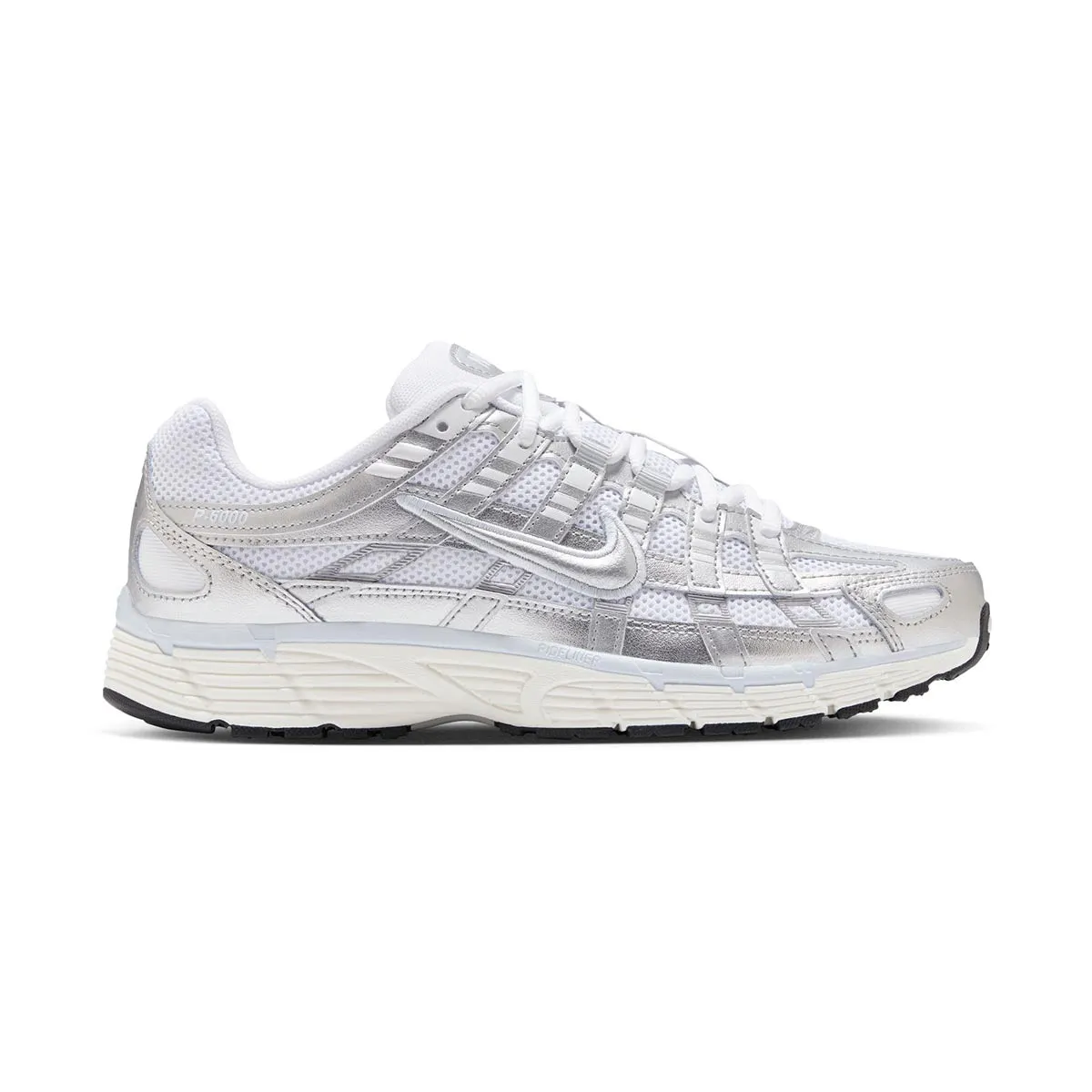 Nike P-6000 'Blue Tint Metallic Silver' Women's Shoes Impact Diffusion Tech Impact Resistant Midsole