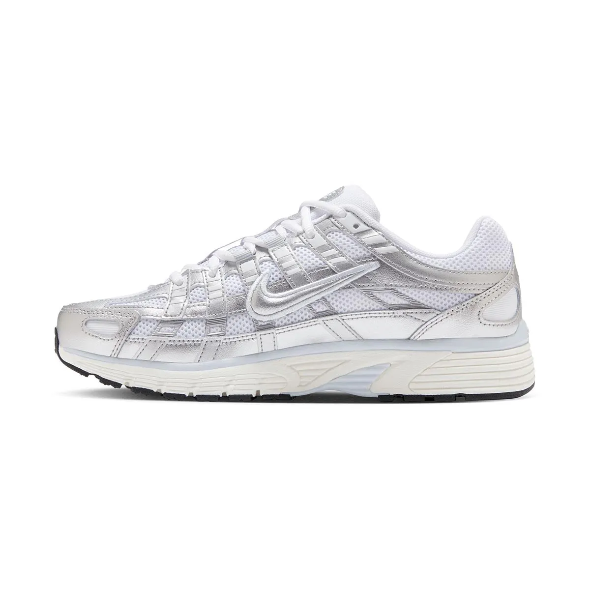 multi - directional traction nylon - upper shoes Nike P-6000 'Blue Tint Metallic Silver' Women's Shoes