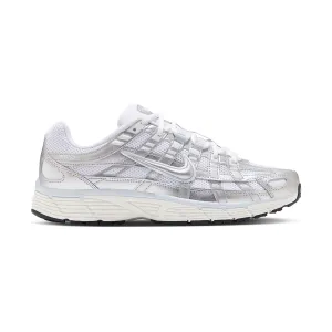 Nike P-6000 'Blue Tint Metallic Silver' Women's Shoes Impact Diffusion Tech Impact Resistant Midsole