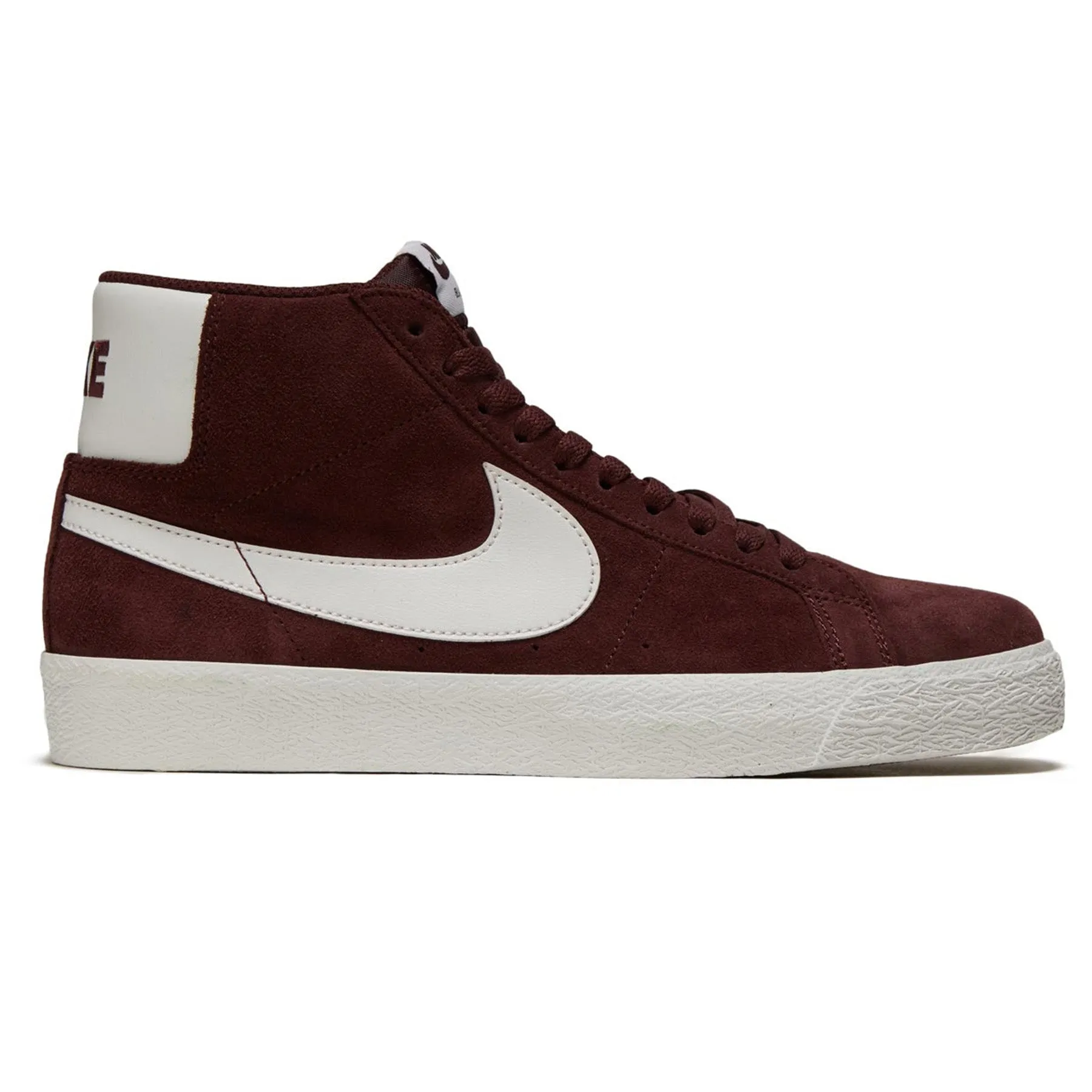 athletic style Wide Base Nike SB Blazer Mid Burgundy Crush/Summit White