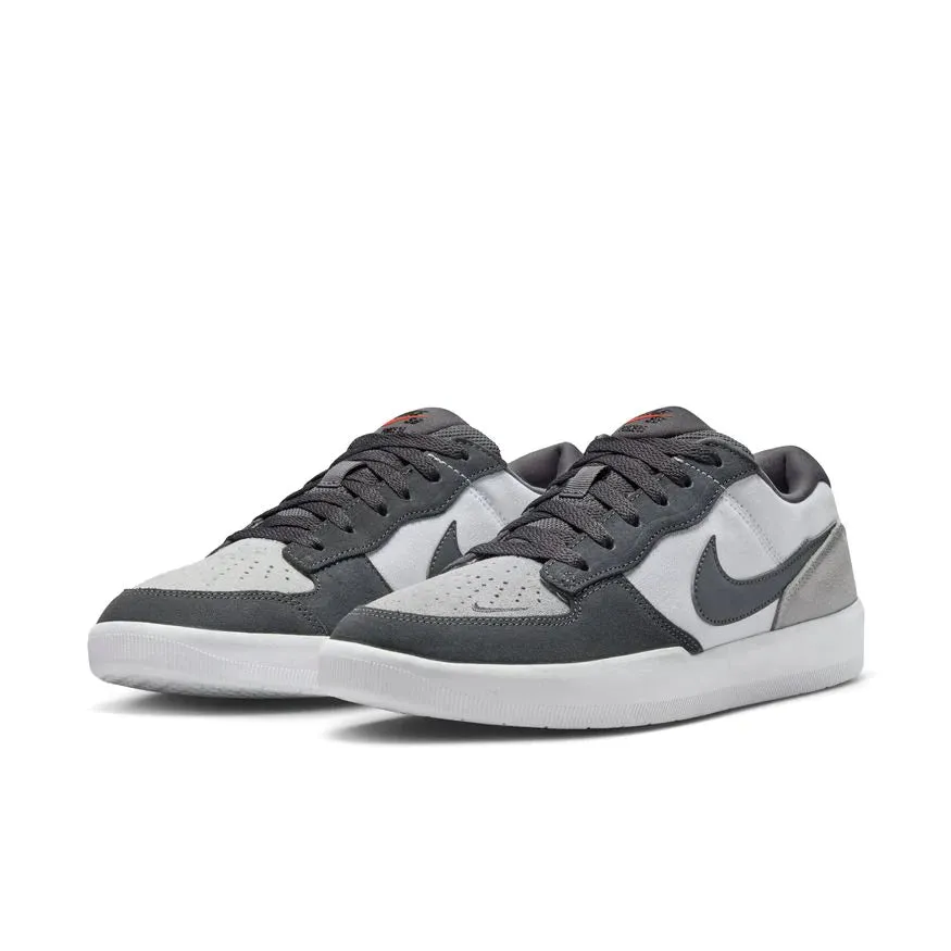 Nike SB Force 58 Dark Grey/White Rugged Style Pro Skate Look