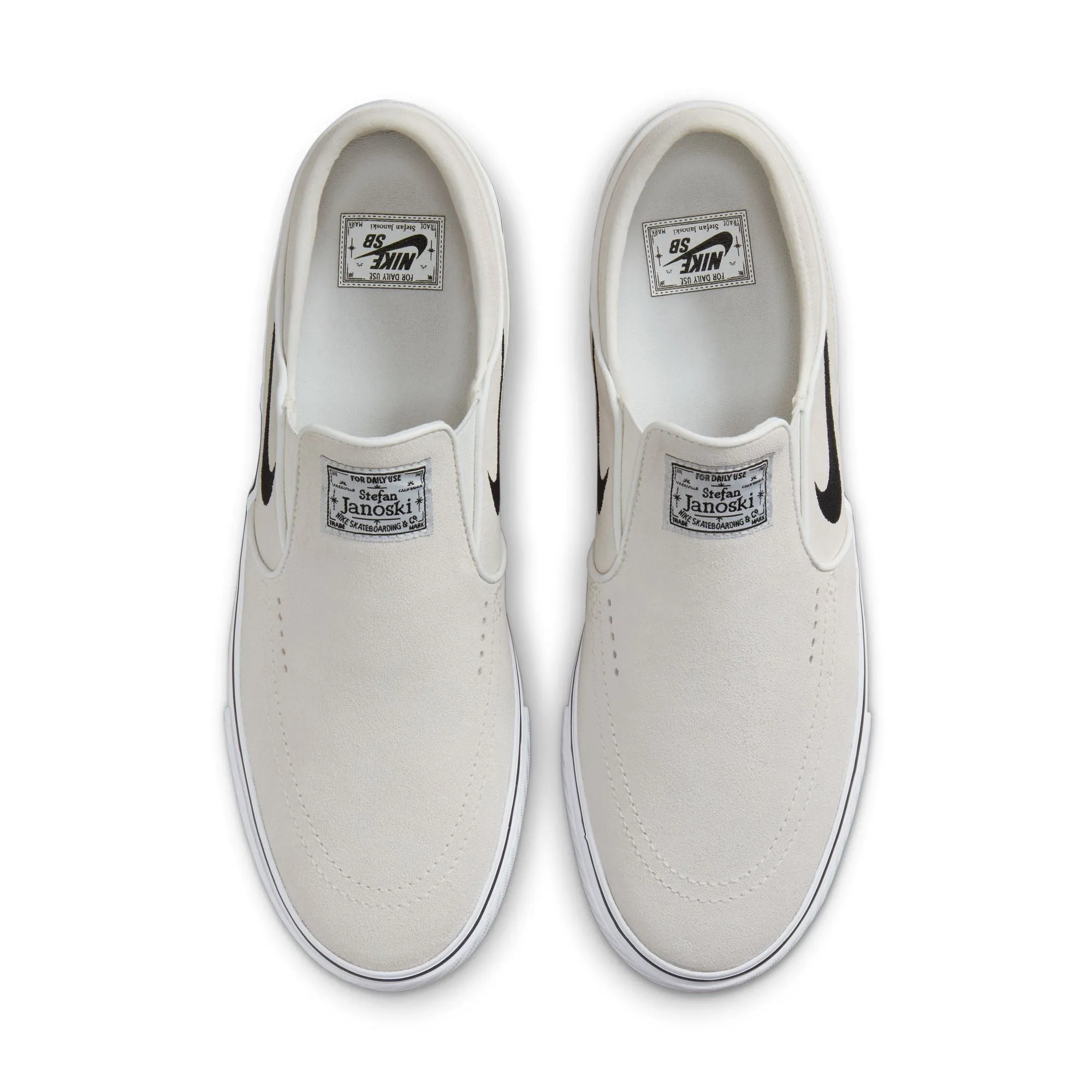 Ventilated Dry Comfort Nike SB Janoski Slip Summit White/Black