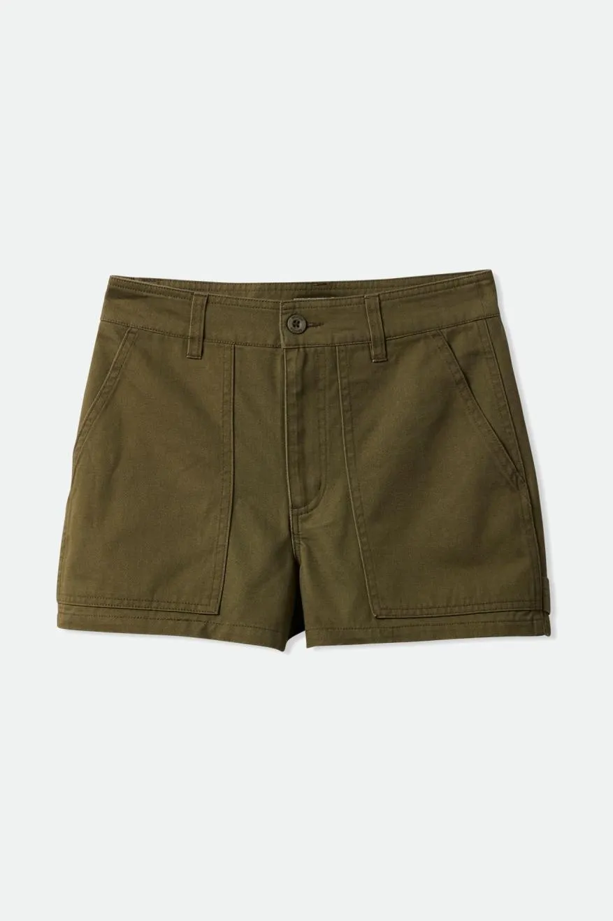 Odor Resistant Treatment Alameda Short - Military Olive