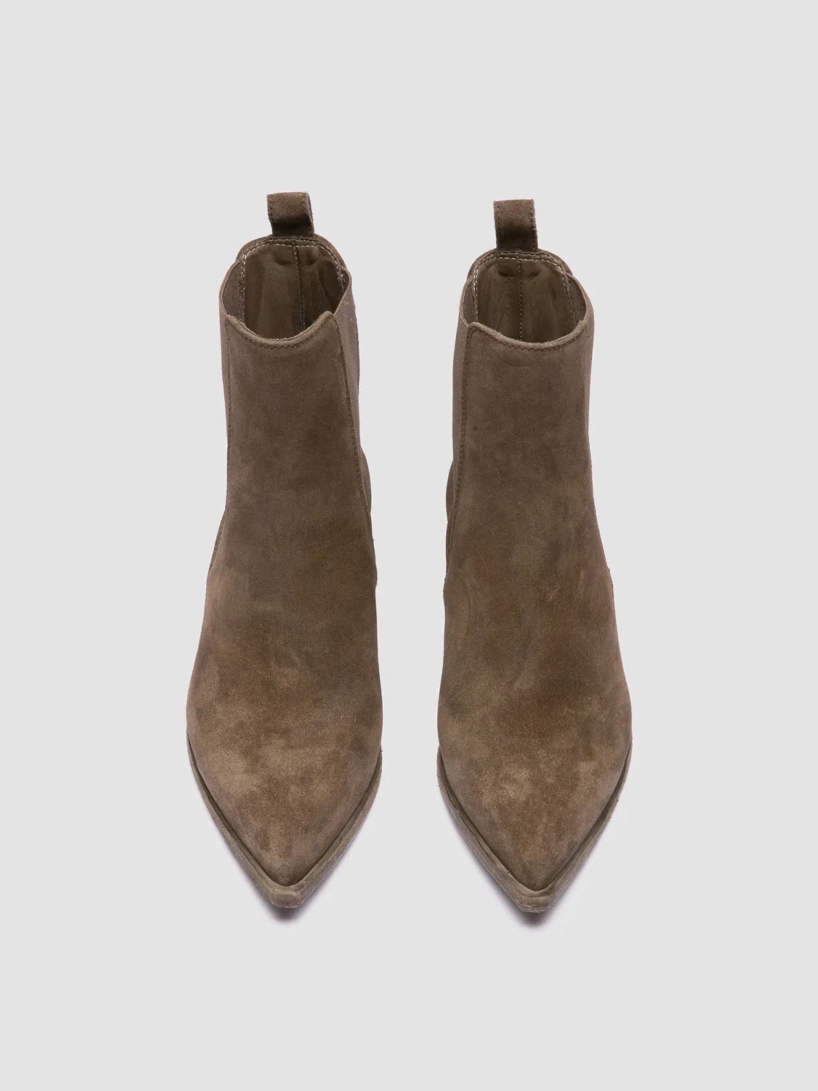 NOELIE DD 101 - Brown Suede Chelsea Boots Fashionable
