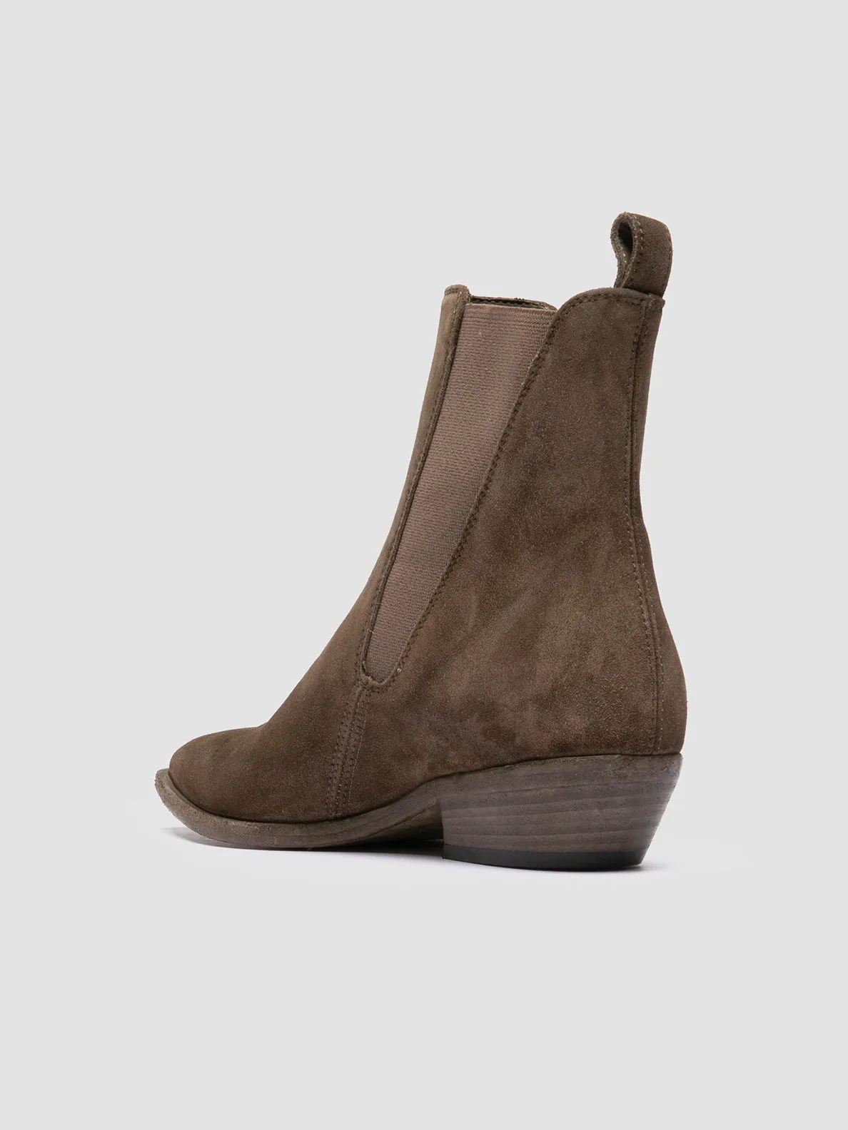 Waterproof Cold Weather Commuter NOELIE DD 101 - Brown Suede Chelsea Boots