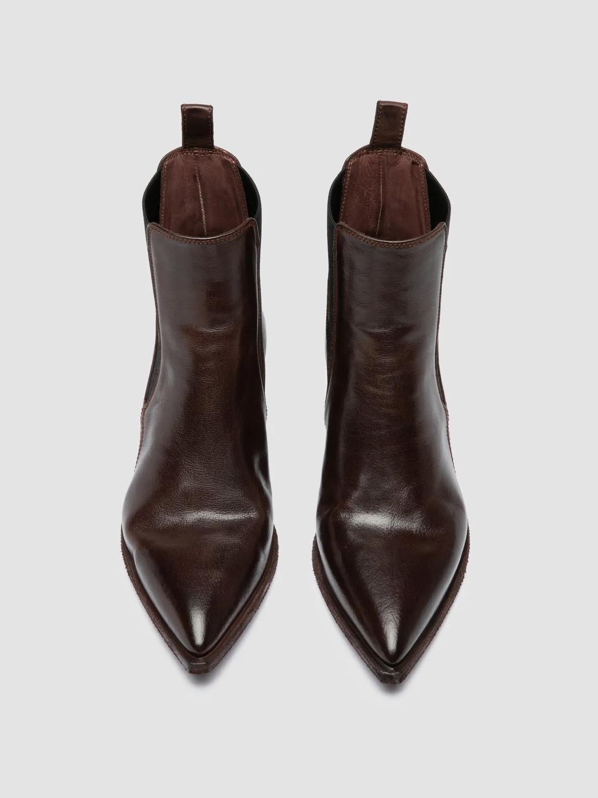 Modern Utility NOELIE DD 101 - Burgundy Leather Chelsea Boots